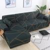 Geometric Elastic Sofa Cover Slipcovers L-Shaped Corner Sofa Couch Cover Armchair Sofa Cover 1/2/3/4 Seater for Living Room 1PC
