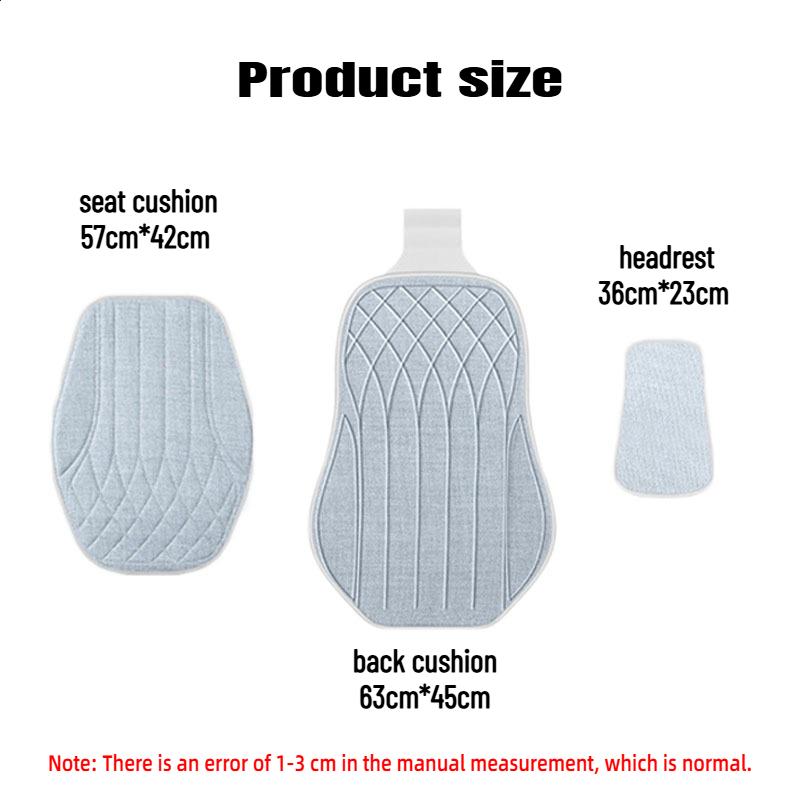 Universal Split-Type Car Seat Cover Four Season Auto Flax Breathable Anti-Slip Covers For Car Seats Cover Protection Seat Covers