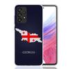 Georgia Flag Phone Case for Samsung Galaxy A17 A16 A15 A14 A13 A57 A56 A55 A54 A53 A37 A36 A35 A34 A33 A26 A25 A24 A23 Galaxy A1