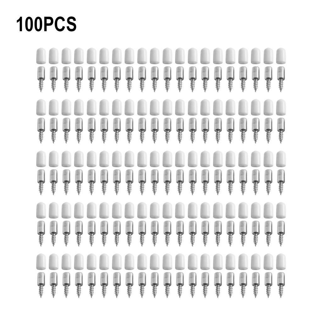 Self Tapping Screw Layer Plate Holder Wardrobe Storage Rack Screw Fixed Support For Wooden Cabinets Wardrobes Glass Laminates
