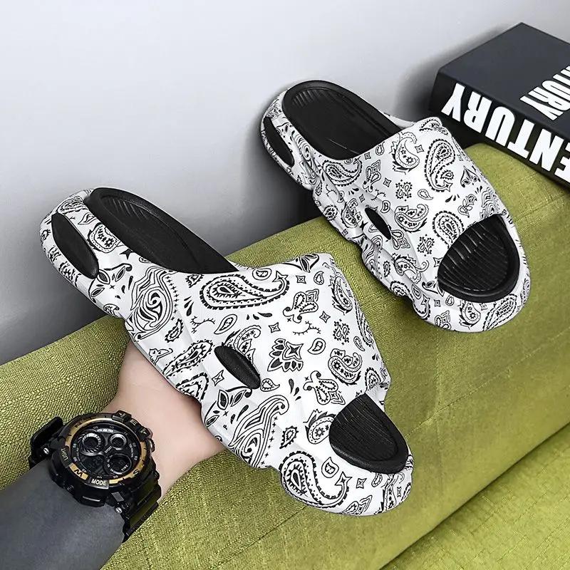 Fashion Male Slipper Eva Beach Men's Shoe Platform Designer Luxury Clappers 2025 Fashion High Quality Trend Comfortable Casual Slides