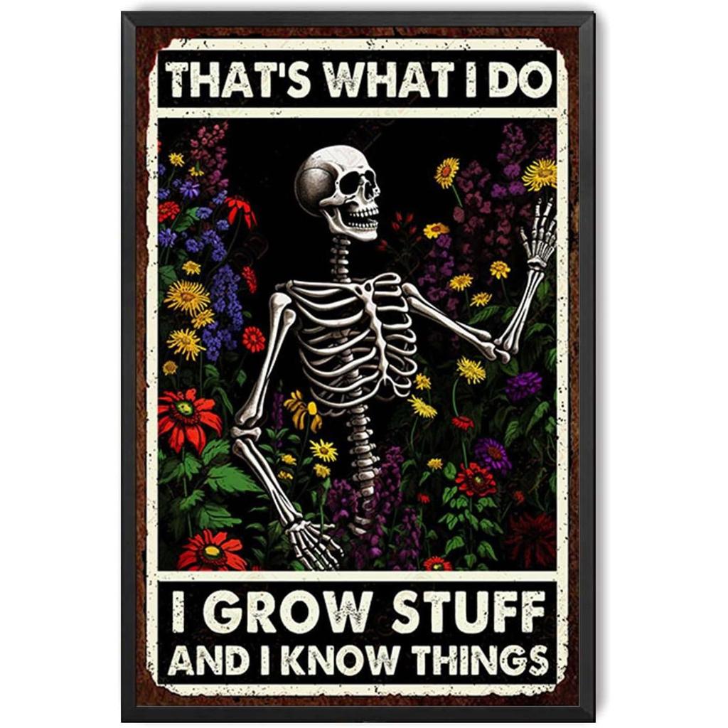 Vintage Metal Sign Funny Animal Bathroom Wall Decor Home Art Tin Plate