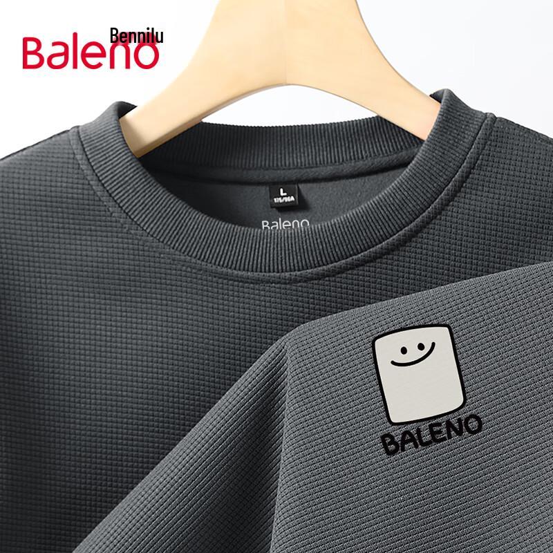 Baleno Men's Waffle Knit Round Neck Sweatshirt