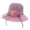 New Sunscreen Sun Caps Big Flower Casual Bucket Hat Sun Cap Outdoor