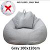 Lazy Sofas Cover Large Bean Bag Cover Without Filler And Sofa Inner Liner Living Room Home Tatami Lounger Comfortable Seat Cover