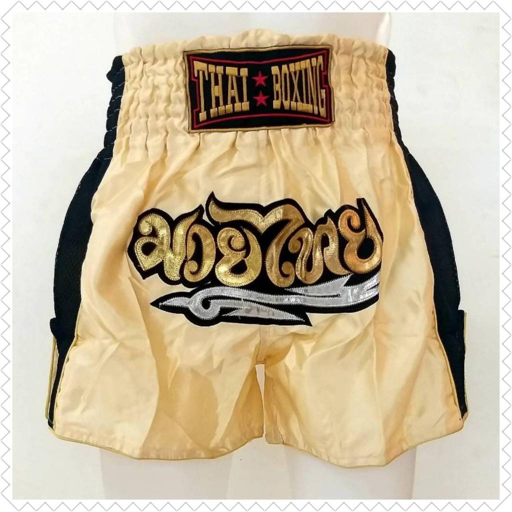 Muay Thai Thai Kick Boxing Shorts Fight Boxer MMA Training Martial Art Satin 6