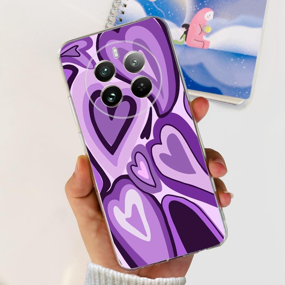 For Realme 12 Pro Plus Case New Fashion Painted Cover Clear Silicone Soft TPU Phone Case For Realme 12 Plus Realme12 Pro + Shell