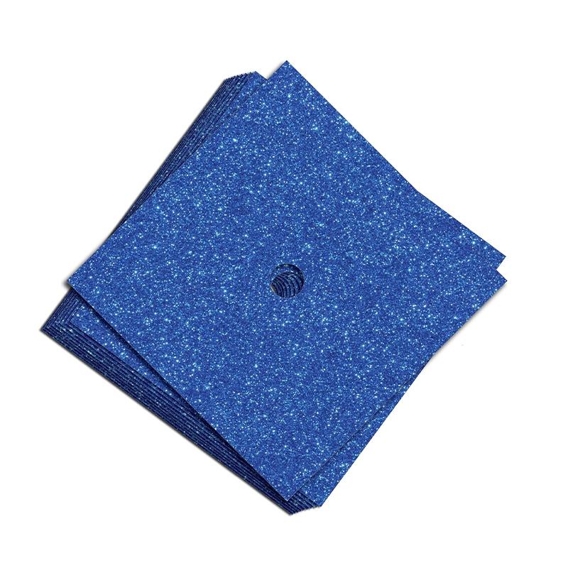 Graduation Cap Decorations Glitter Gold Cap Paper Self Adhesive Stickers for Graduation Cap Topper Diy Mortarboard Bachelors Hat