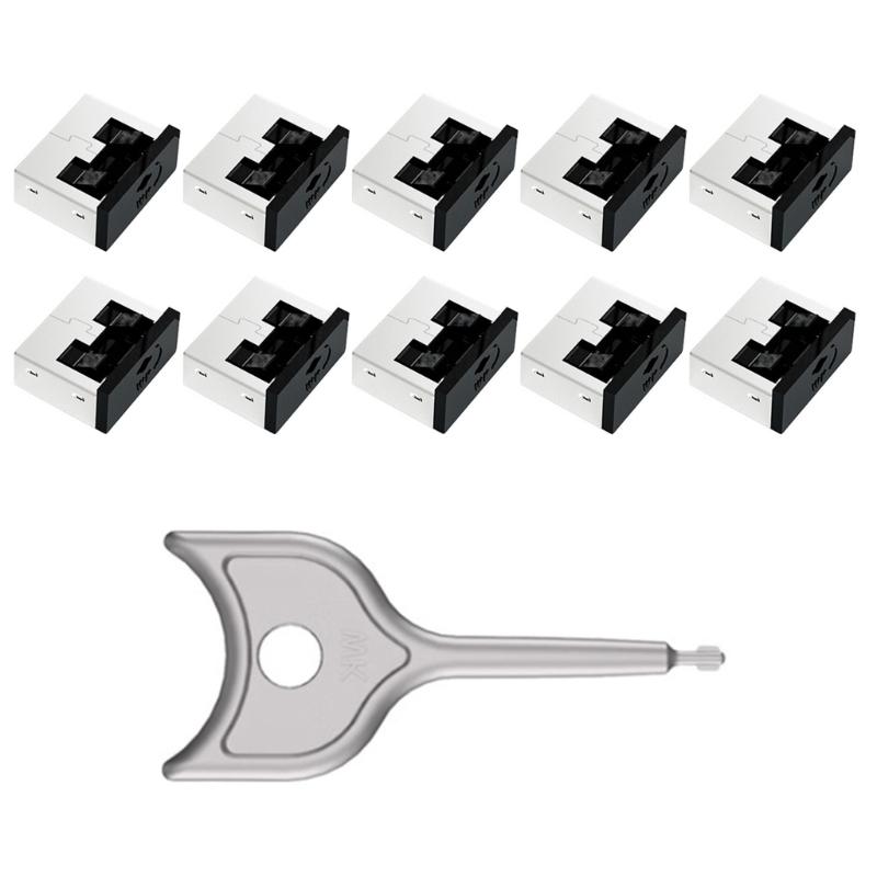 Universal USB Port Lock Keyless Computer Security Device Removable Anti Dust Protector Metal PC Material