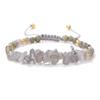 Armband aus Natursteinperlen Handgefertigt Verstellbar Geflochtenes Kordeldesign Unisex Schmuckaccessoire Geeignet für den Alltag und Besondere Anlässe