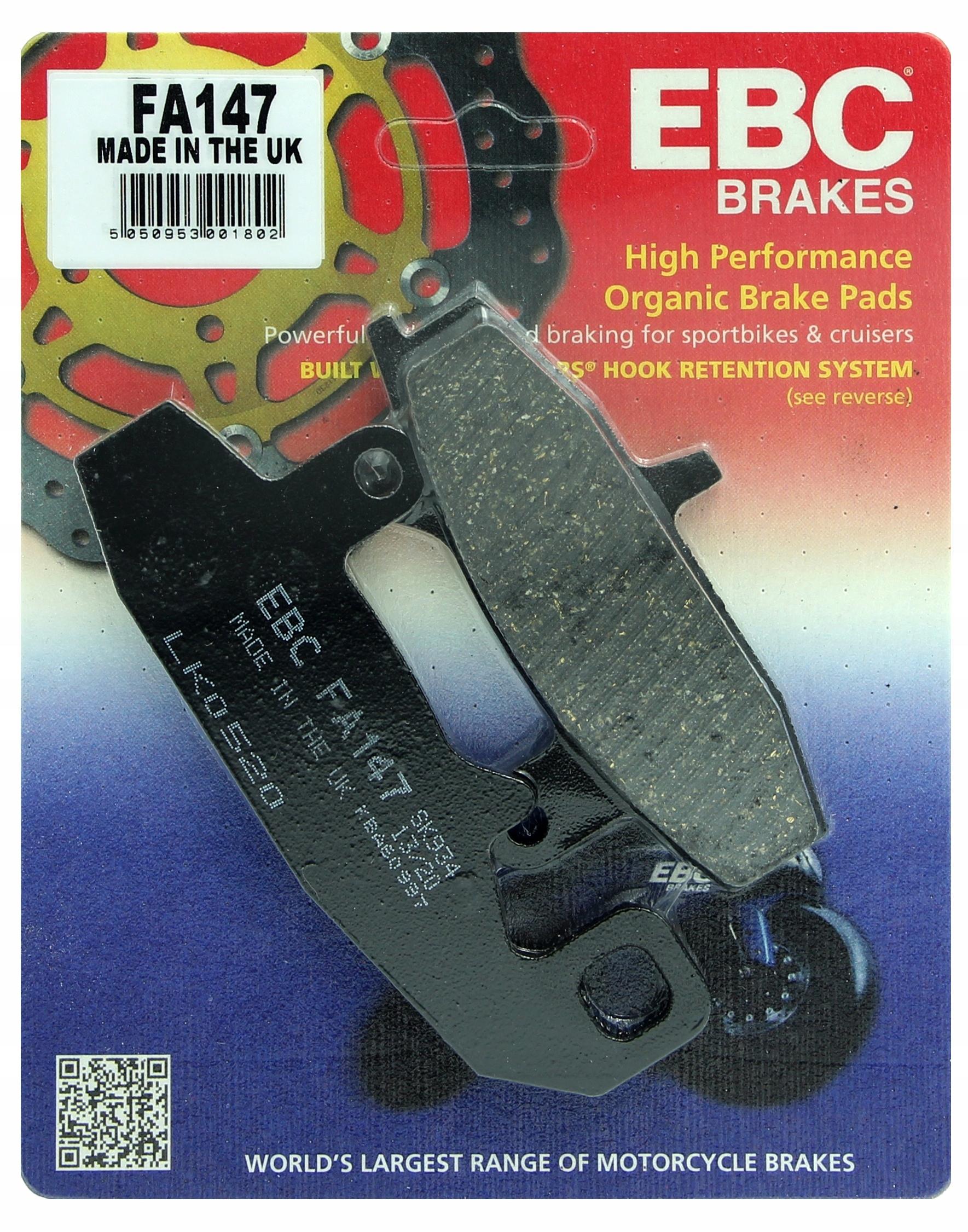 

1990-1995 Suzuki Dr650 Ön Fren Balatası Ebc Fa147 Balata