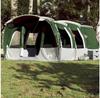Vidaxl Tunnel Camping Tent 8-person Green Waterproof