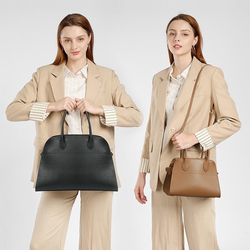 Big Commuter New Tote Bag Women, Leather High-end Sense Hand Carry Briefcase To Work Commuter Women's Handbag