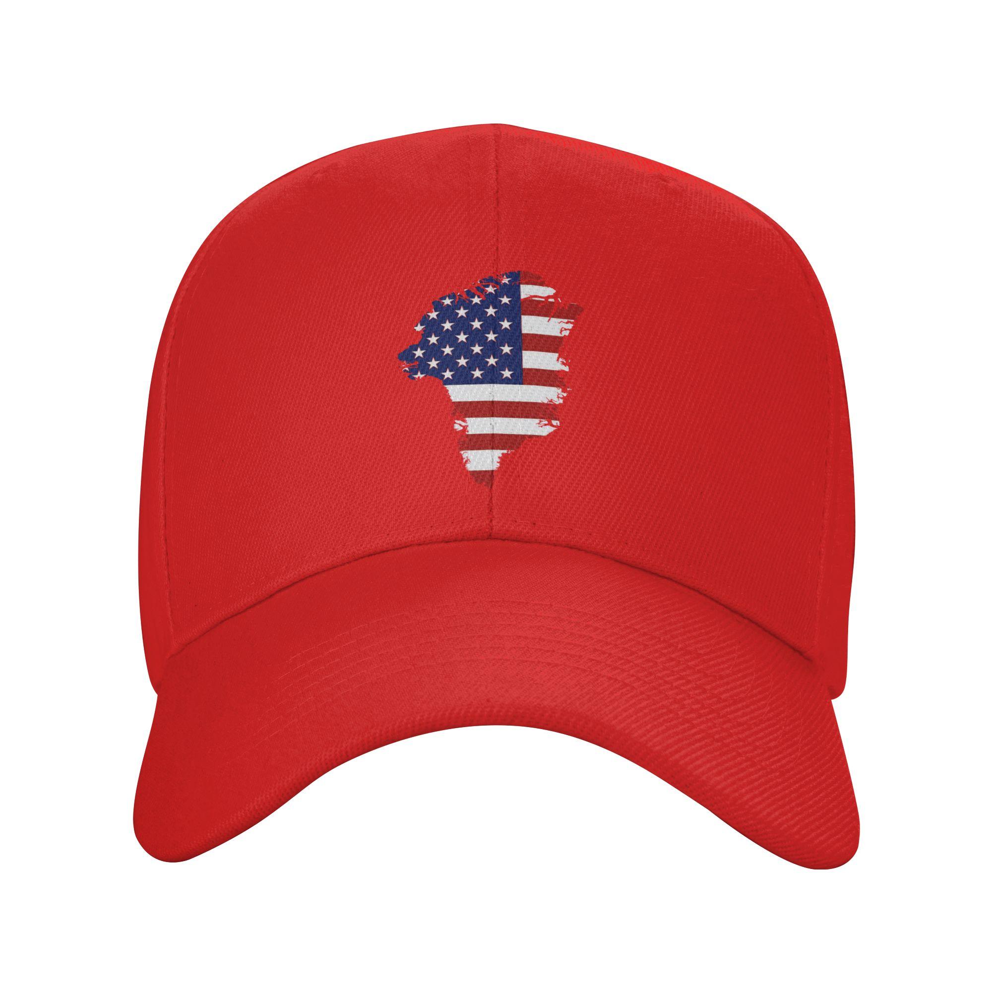 

Summer Greenland Map Baseball Cap Hiking Fishing y2k Cute Design Sun Hip Hop Hats Men Women High Quality Snapback Cap One Size