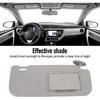 Gray Passenger Right Side Sun Visor Replacement Compatible with ta 2014 to 2019, Passenger Side Sun Visor with Makeup Mirror, Excellent Sun