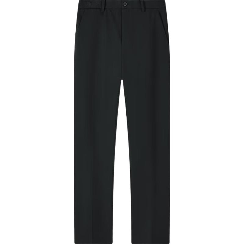 JOEONE Men's Fade-Resistant Easy-Care Business Straight-Leg Dress Pants