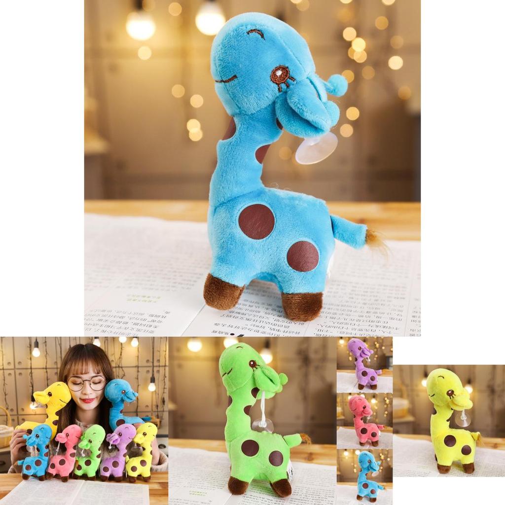 Adorable Colorful Giraffe Plush Toy Large Stuffed Animal Doll Wedding Throw Machine Grab Doll