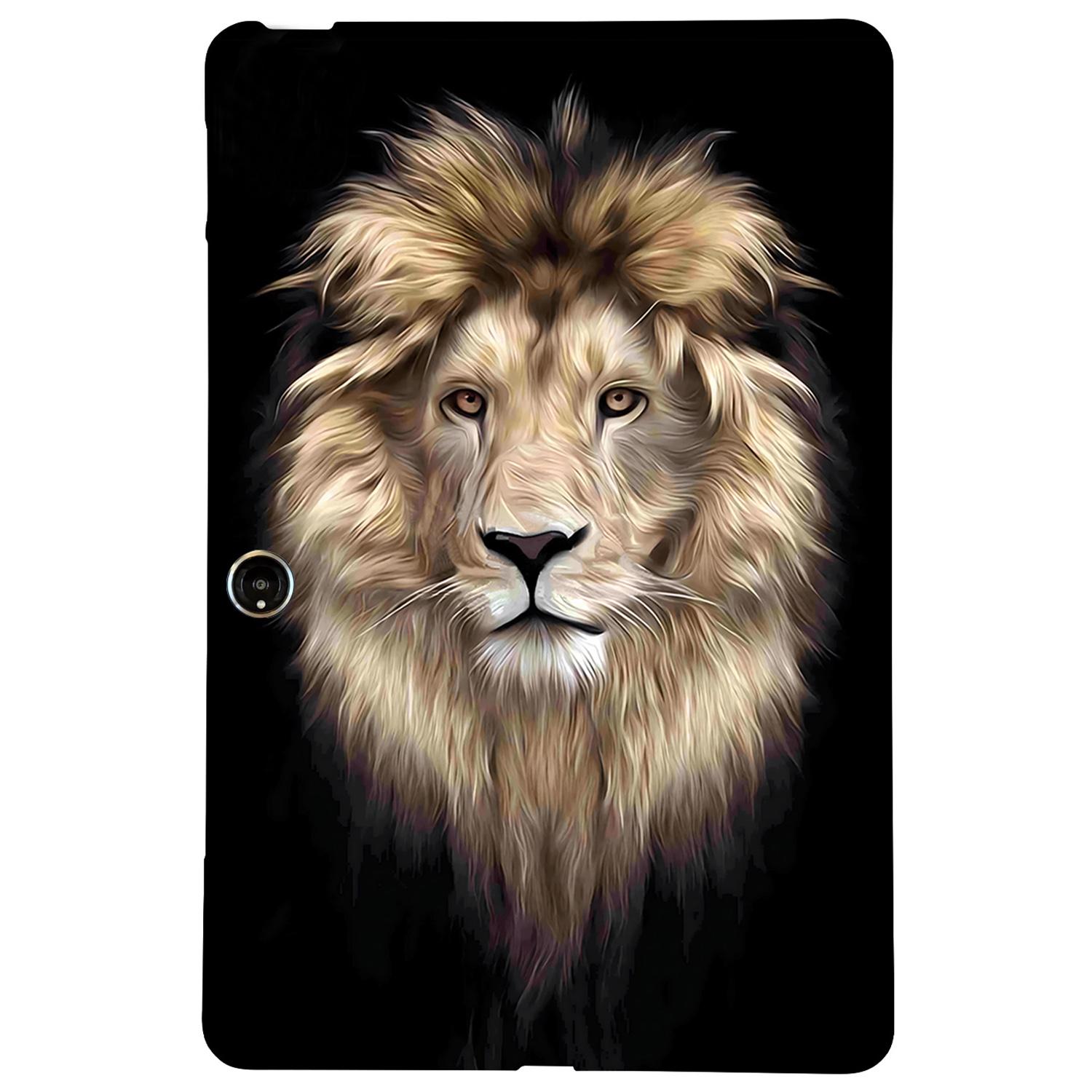 

ТПУ чехол для Oppo Pad Neo/Pad Air 2/OnePlus Pad Go с печатью узоров, тонкая защитная накладка для планшета Lion