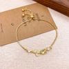 New Style Tulip and Rose Adjustable Bracelet for Women, Fashionable and Niche Design, Great Gift for Birthdays