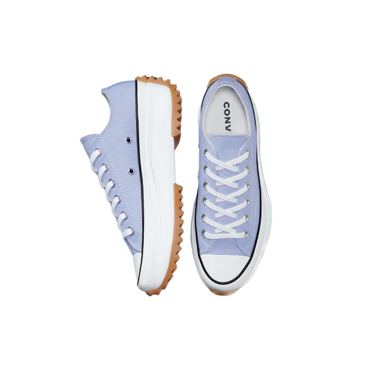 Converse Tênis Unissex Run Star Hike Platform Low Serene Sapphire Goma Azul Branco Preto A02683C