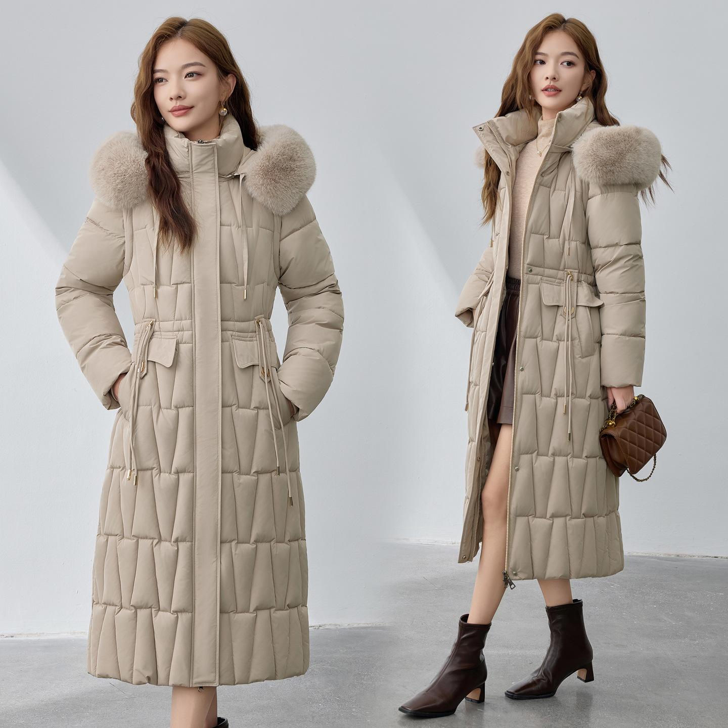 Women s new fur collar removable sleeves cold lightweight thickened padded warm loose high quality fabric casual sports cotton clothing L