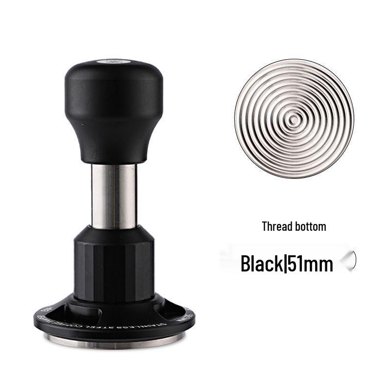 MHW Bomber Knight Impact Coffee Tamper & Powder Distributor, Italian Design, 58mm for Home Use.
