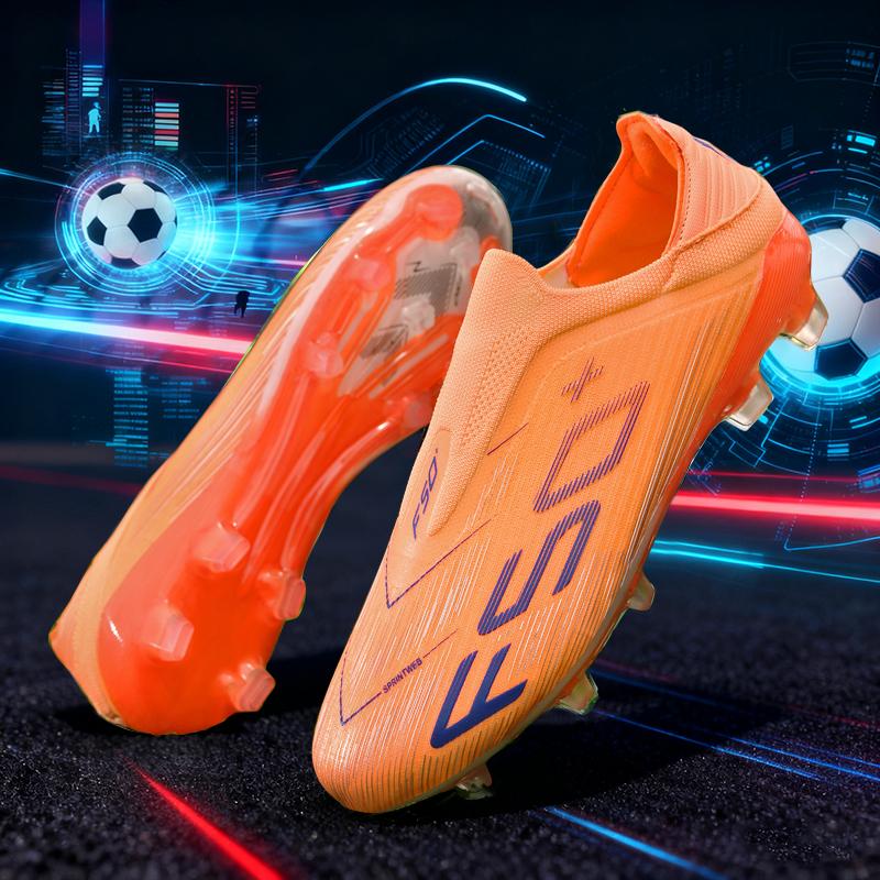 New Men Football Boots Match Soccer Shoes Grass Cleats High-quality Sneakers Non-Slip Indoor Futsal Hot-selling High-top Outdoor