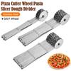3/5/7 Wheel Cutter Dough Divider Knife Flexible Stainless Steel Roller Blade Pizza Pastry Peeler Stainless Steel Baking Pan Tool