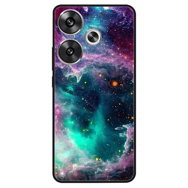 For Xiaomi Poco M6 4G Case Shockproof Soft Silicone TPU Bumper for Poco M6 4G Cover PocoM6 4G 2024 Lovely Luxury Cartoon Fundas