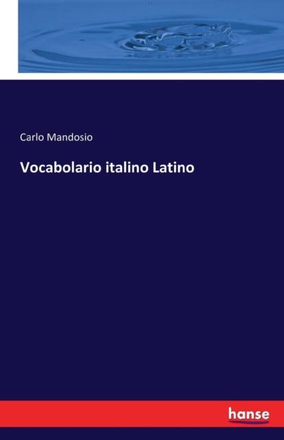 The Vocabolario Italino Latino Book