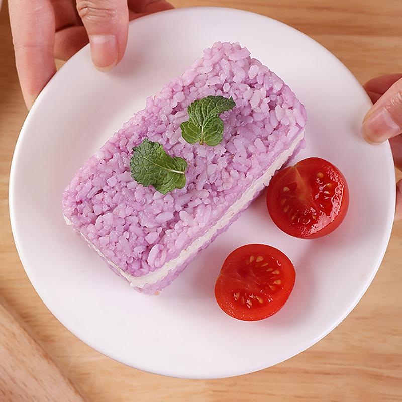 Gjør-det-selv Sushiformer Matpresse Non-stick Rektangulær Trekantet Sushilager Verktøysett Kjøkken Bento Risballsett