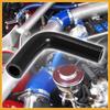 1 Set 19mm 0.75" ID 90 Degree Elbow Engine Silicone Hose Black Replacement