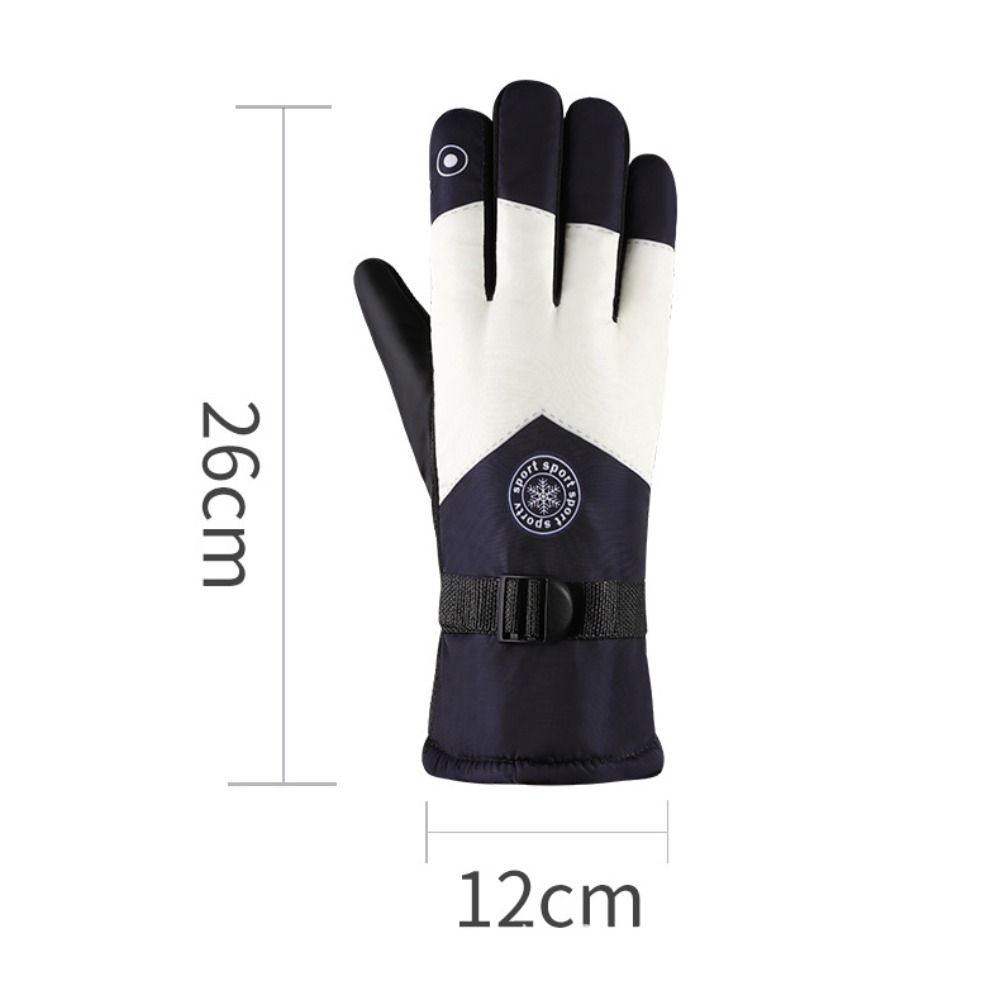 Touch Screen Touchscreen Snow Gloves Non-slip Riding Gloves New Winter Warm Mittens  Skiing