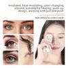Mini Heated Eyelash Curler Fast Heating Eyelash Lift Curling Clip Lash Curling Applicator  Women