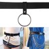 Pu Leather Hip Hop Rock Punk Body Jewelry Waist Chain Tassel Belt Belly Necklace