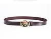 Cowhide Men's Belt - Personalized Barber Stylist Exclusive with Clown Skull Design