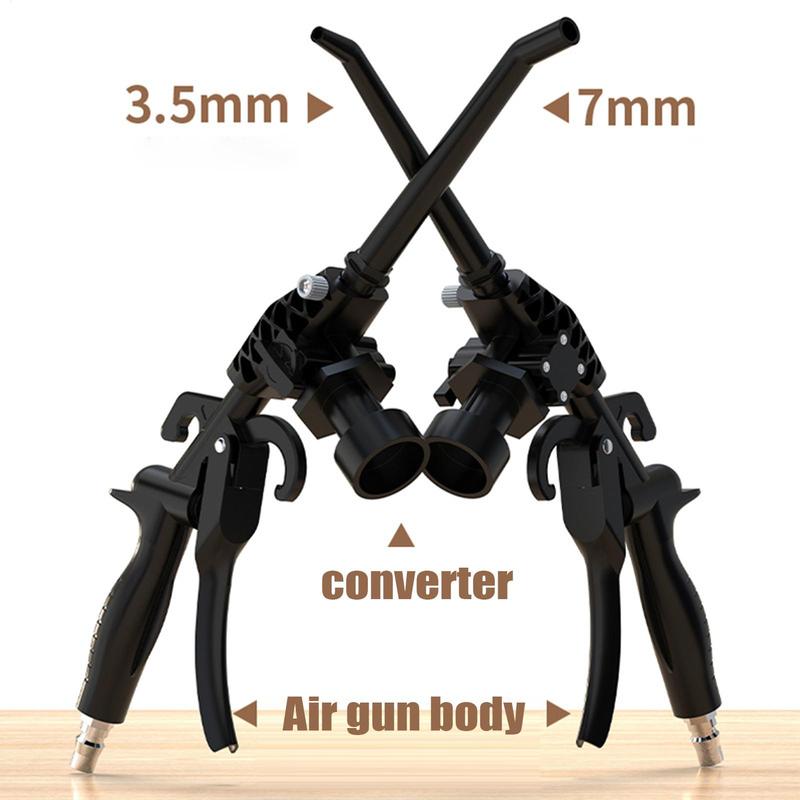 2-purpose car Vacuum Cleaner Guns Air Vacuum Blow Guns For Compressor Portable Cleaner Duster Tool For Dust Dirt Auto Detailing