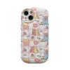 Pink Cartoon Bear Case for iPhone 15 Pro Max/14/13