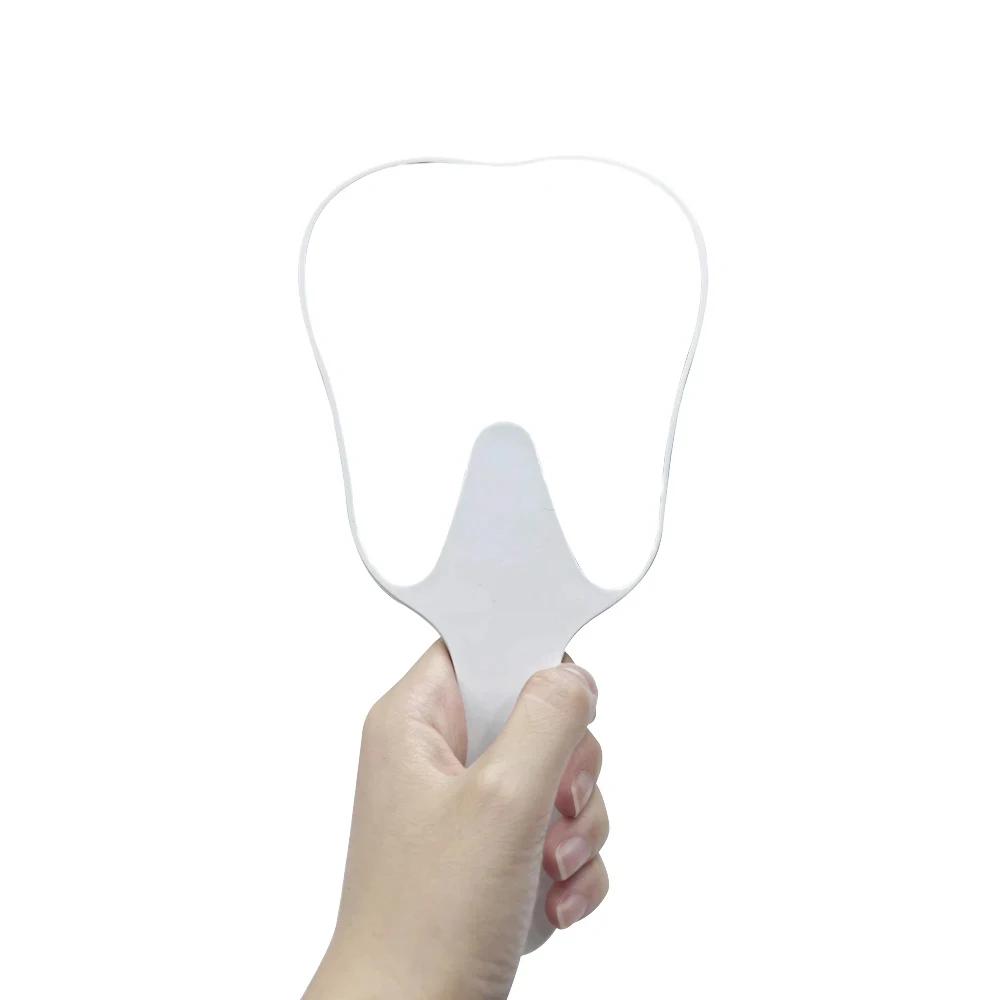 Verdickter Dental-Mundspiegel Handheld Unzerbrechlicher Kunststoff Mundpflege-Werkzeug Kosmetikspiegel Zahnarztzubehör Geschenk für Zahnarzt