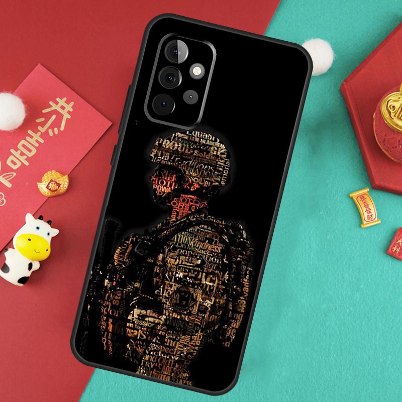 Camo Military Army Case For Samsung Galaxy A34 A54 A14 A15 A25 A35 A55 A53 A33 A13 A52 A32 A12 A51 A71 Cover