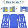 1pc Adjustable Shirt Folding Plate Kids Adult Clothes Folding T Shirts Jumpers Save Time Quick Clothes Folding Board Storage