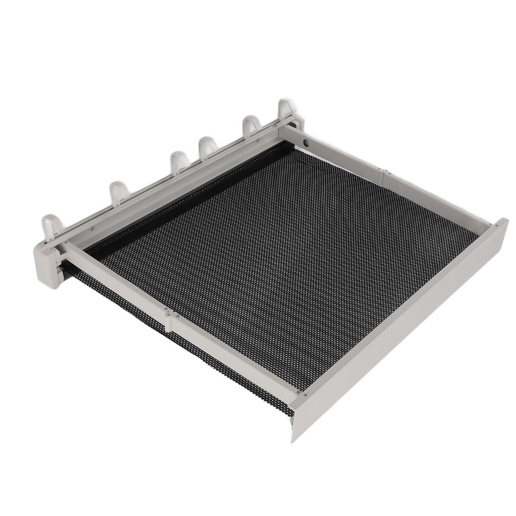 Retractable Clothes Drying Rack with Template Wall Mount Mesh Breathable Platform Aluminium Laundry