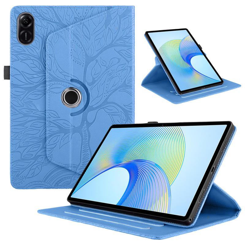 Tree of Life Embossed Rotating Stand Case for Honor Pad X9/X8A