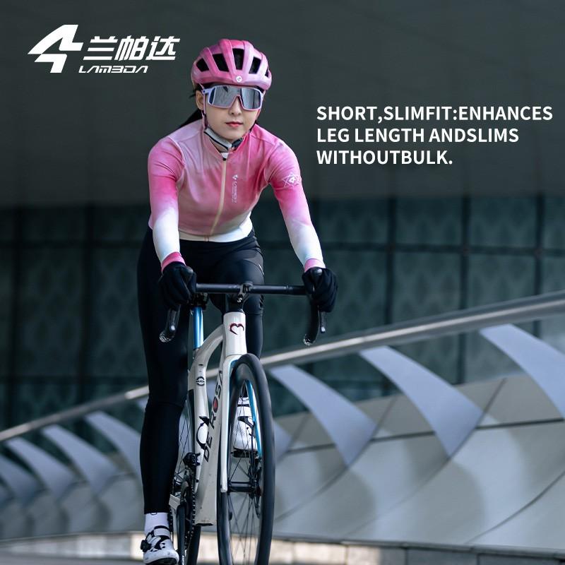 Women Winter Fleece Cycling Jersey Long Sleeve Full Zip Bike Top With Rear Pockets Road Biking Apparel