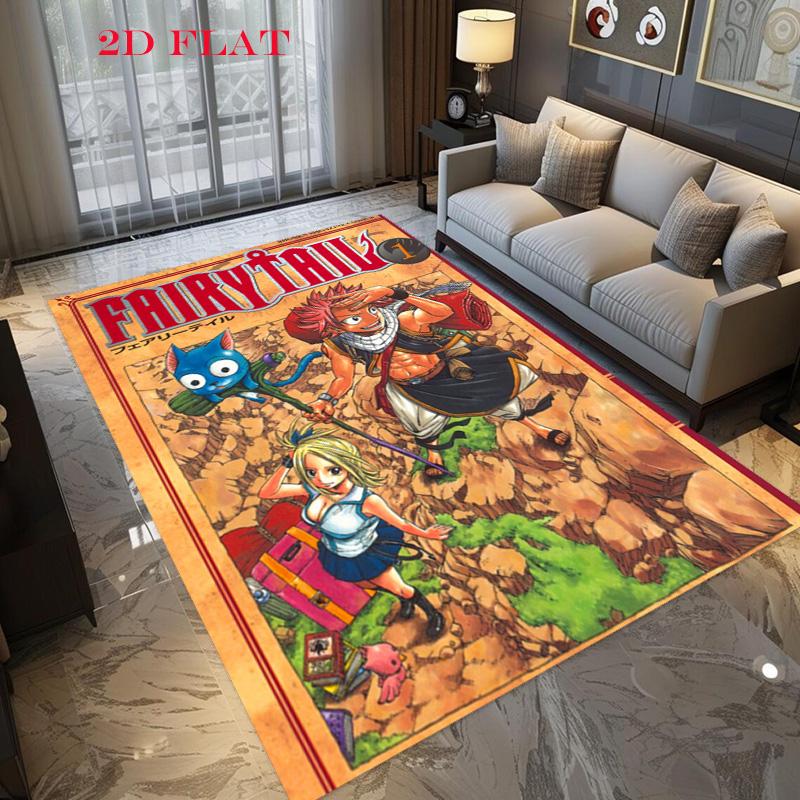 Fairy Tail Manga Volume One Cover Carpet Floor Mats Living Room And Bedroom Mats Dormitory Decoration Room Bathroom Mat