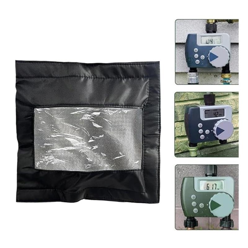 Outdoor Timers Insulating Sleeve Winter Frostproof For Watering Systems Sun Resistant Cloth Cover With Secure Closure