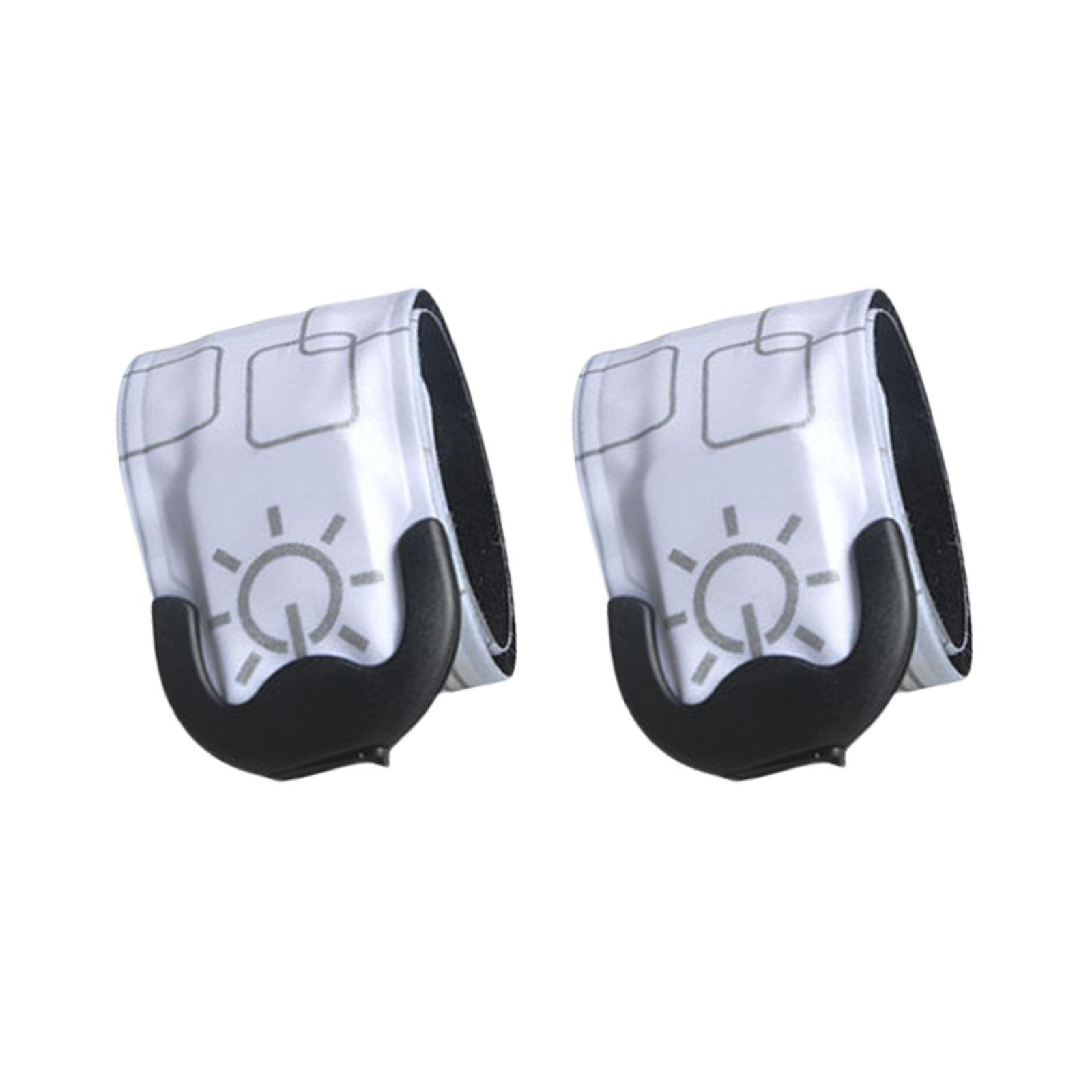 

2Pcs LED Armband USB Charging Armband Wearable Running Arm Belt Glow Wristband Reflective LED Light Bracelet Light Band белый