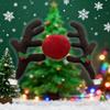Reindeer Antlers For Cars Holiday Auto Exterior Accessories Christmas Reindeer For Car Ornaments For Suv Van Truck Vehicle