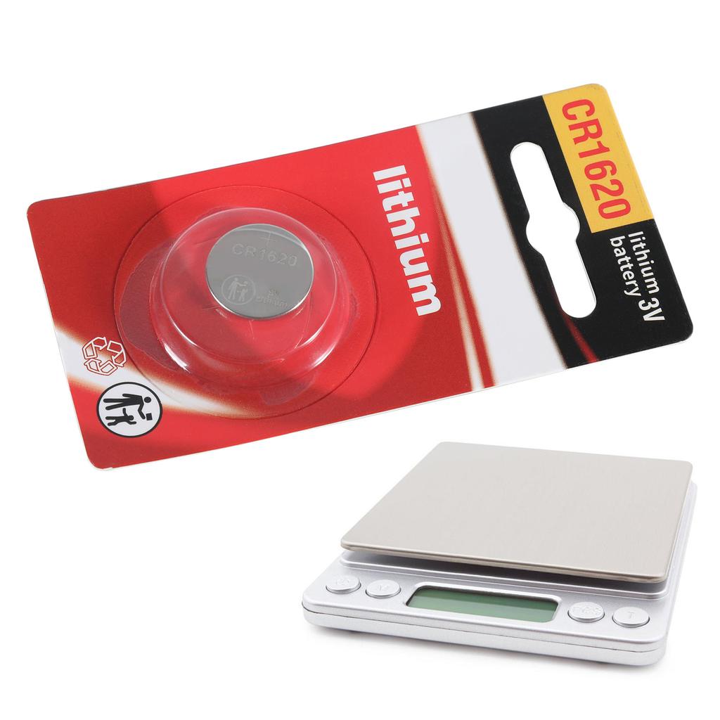 3V Lithium Coin Battery CR1620 for Household Electronics Car Key Remote Controls Not Rechargeable