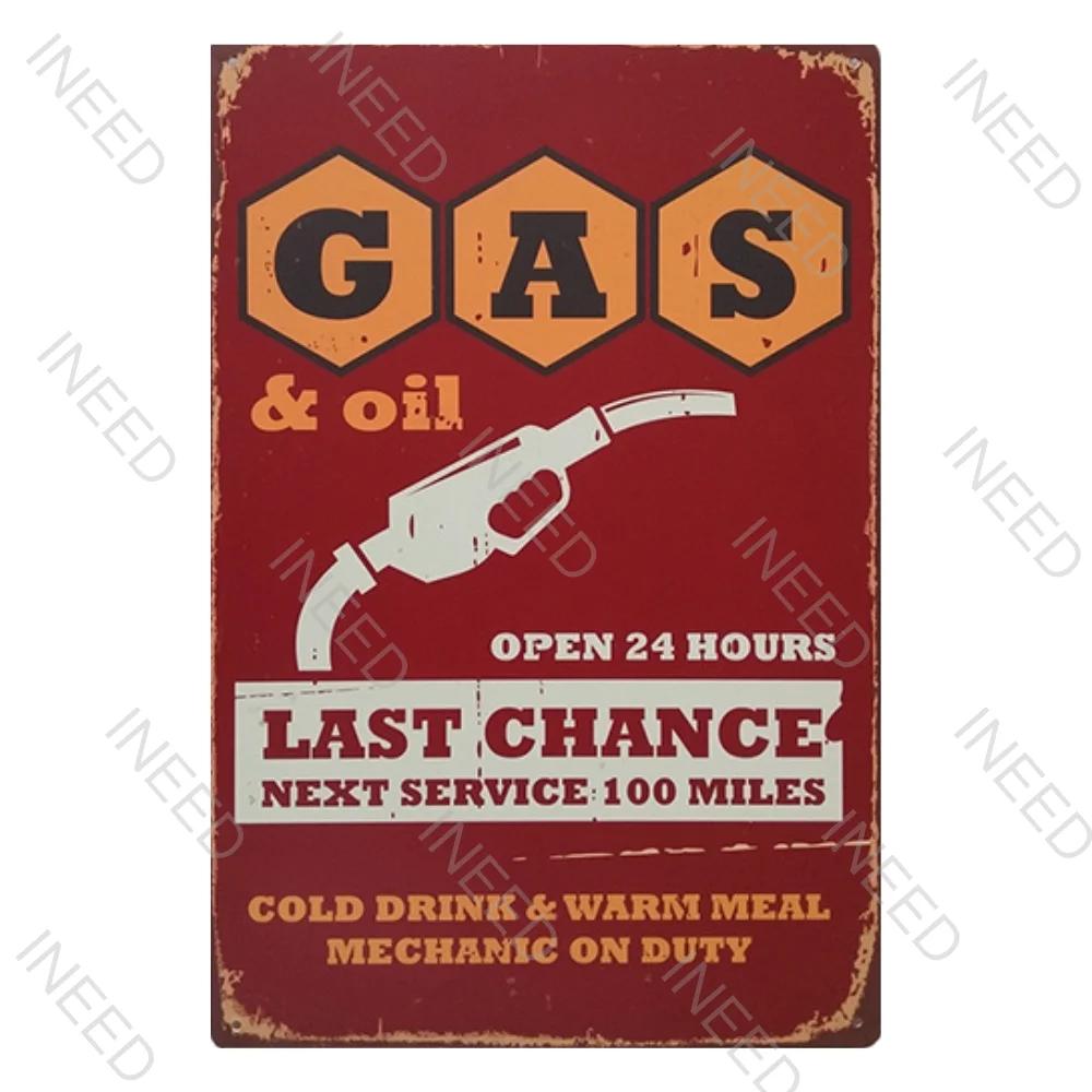 Vintage Metal Tin Signs  NGK Spark Plugs Gulf Garage Oil Motor Posters Wall Decoration Man Cave Cafe Club Retro Posters Plaque